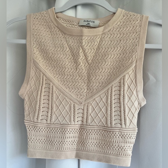 Babaton Pointelle Tank - Cream - Picture 2 of 16
